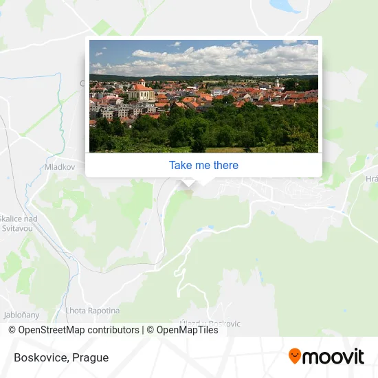 Карта Boskovice