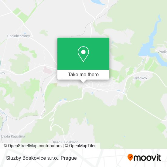 Карта Sluzby Boskovice s.r.o.