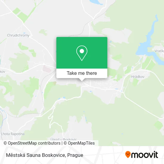 Карта Městská Sauna Boskovice