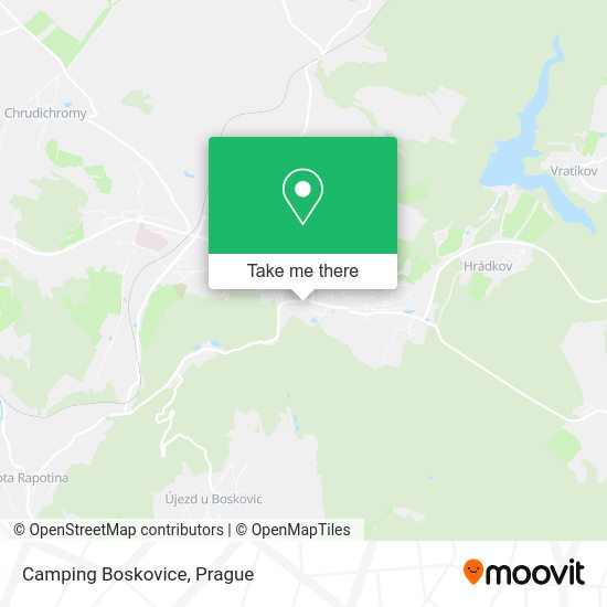 Карта Camping Boskovice