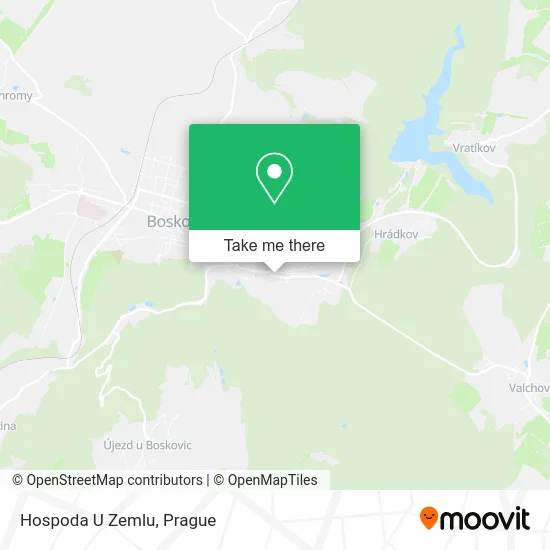 Карта Hospoda U Zemlu