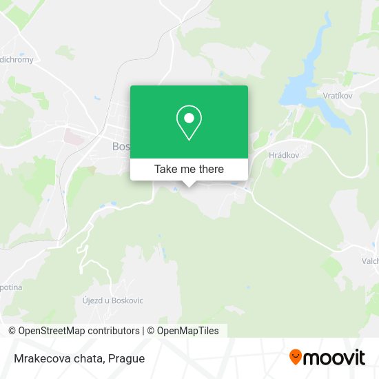 Карта Mrakecova chata