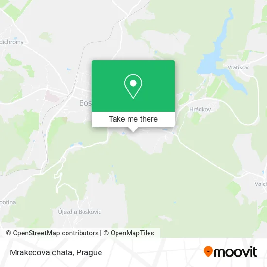 Карта Mrakecova chata