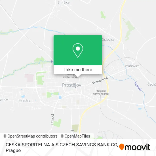 Карта CESKA SPORITELNA A S CZECH SAVINGS BANK CO