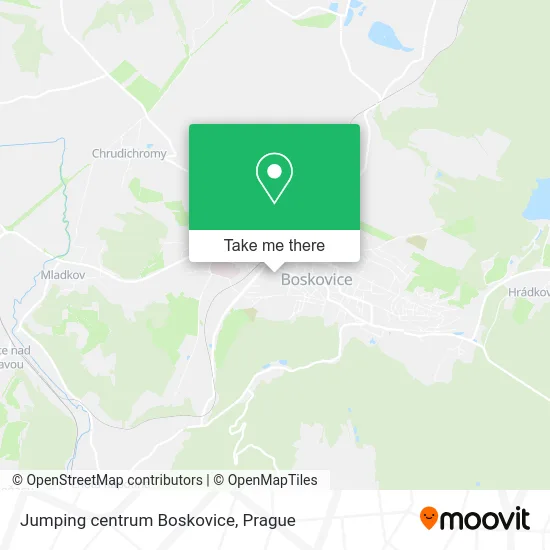 Карта Jumping centrum Boskovice