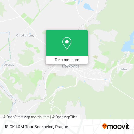 Карта IS CK k&M Tour Boskovice