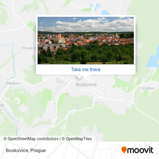 Карта Boskovice