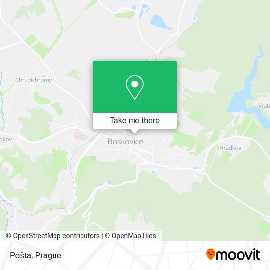 Карта Pošta
