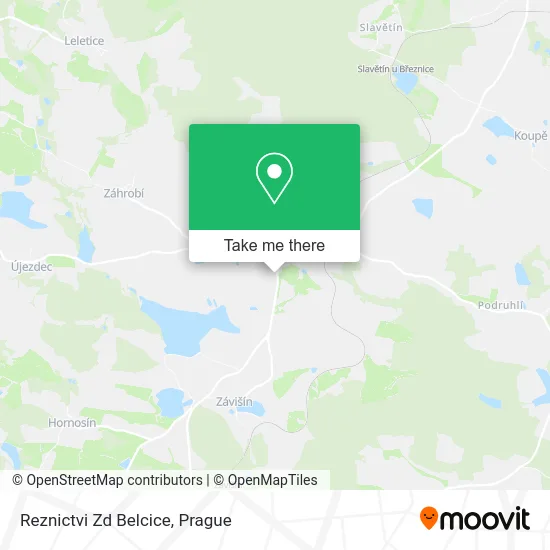 Карта Reznictvi Zd Belcice