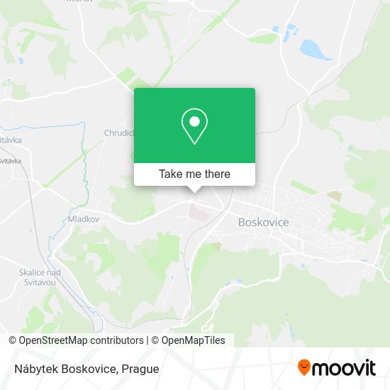 Карта Nábytek Boskovice
