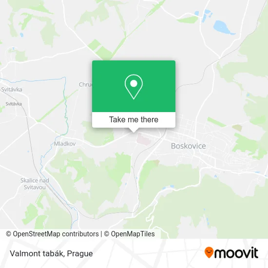 Карта Valmont tabák