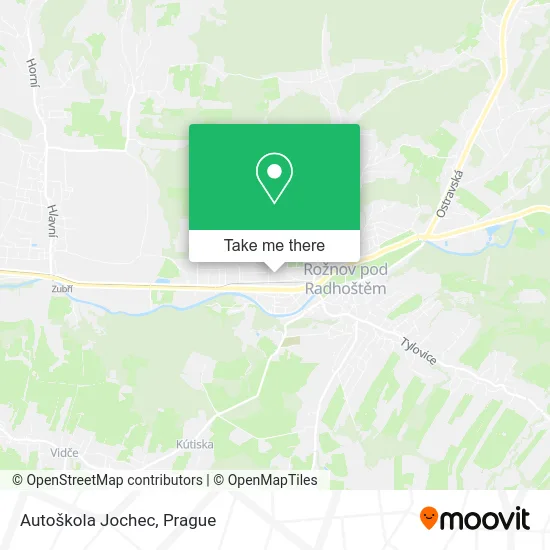 Карта Autoškola Jochec