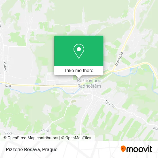 Карта Pizzerie Rosava