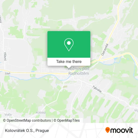 Карта Kolovrátek O.S.