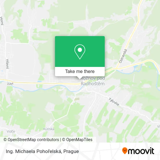 Карта Ing. Michaela Pohořelská