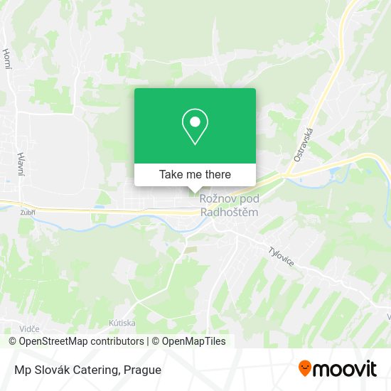 Карта Mp Slovák Catering