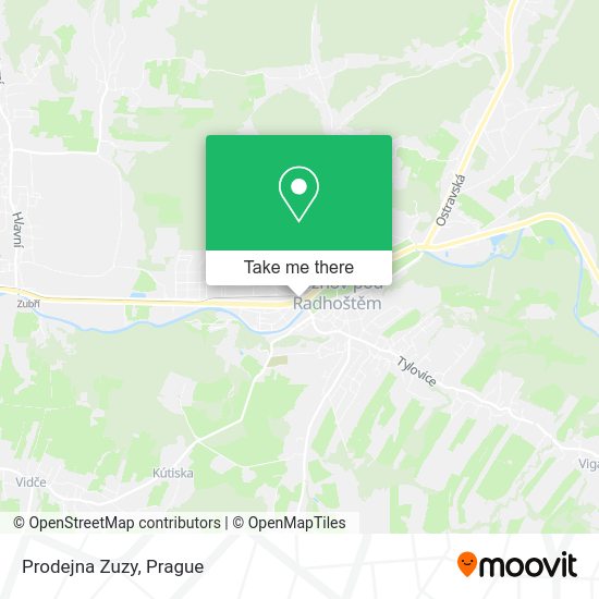 Карта Prodejna Zuzy