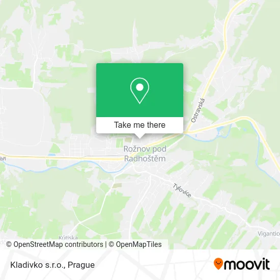 Карта Kladivko s.r.o.