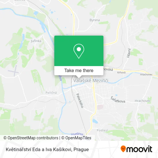 Květinářství Eda a Iva Kašíkovi map