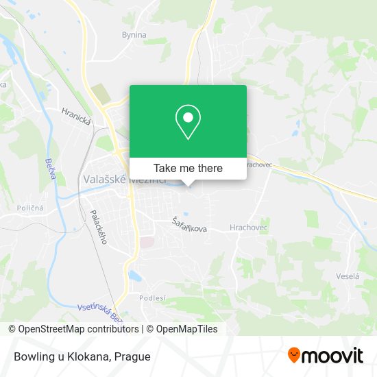 Карта Bowling u Klokana