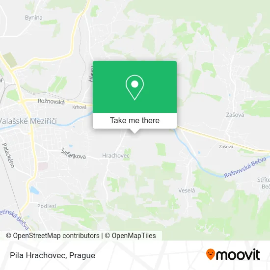 Карта Pila Hrachovec