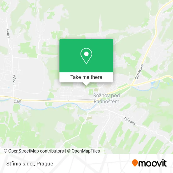 Карта Stfinis s.r.o.