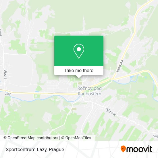 Карта Sportcentrum Lazy
