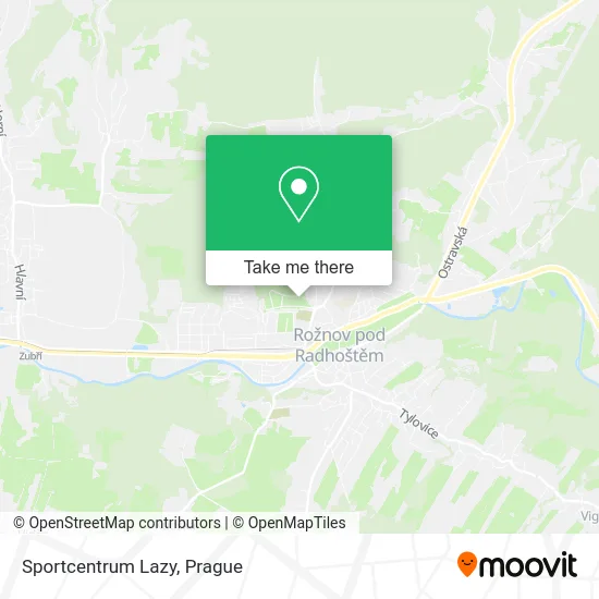 Карта Sportcentrum Lazy