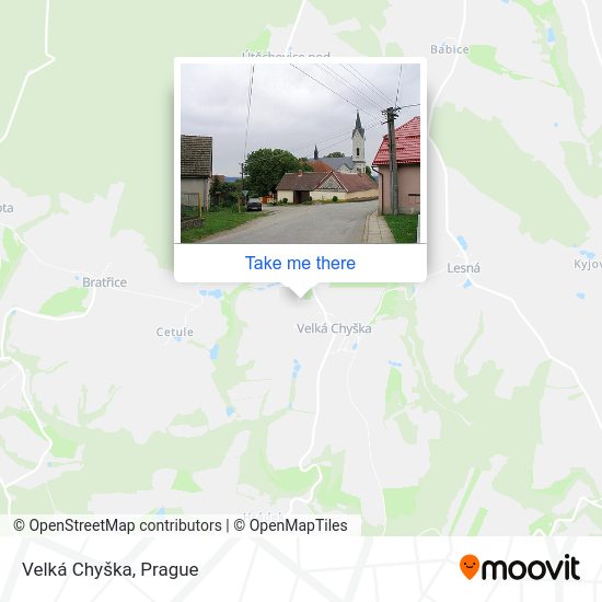 Карта Velká Chyška