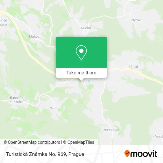 Карта Turistická Známka No. 969