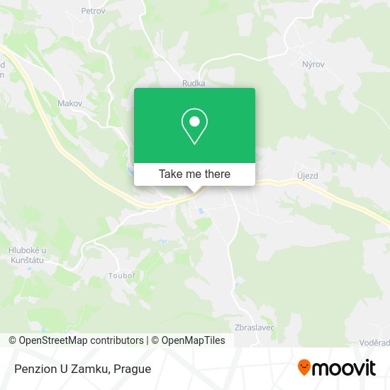 Карта Penzion U Zamku