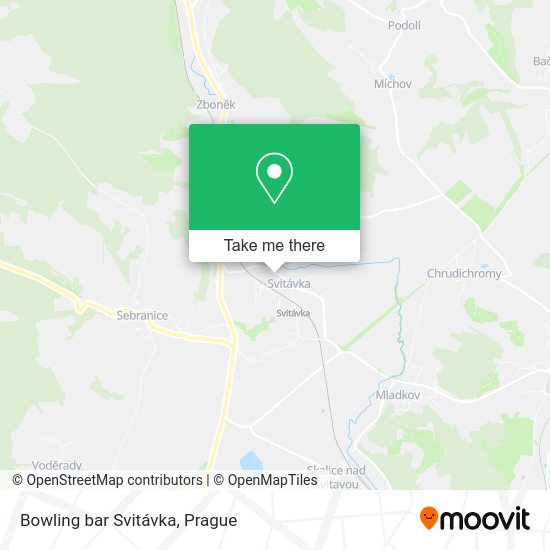 Карта Bowling bar Svitávka