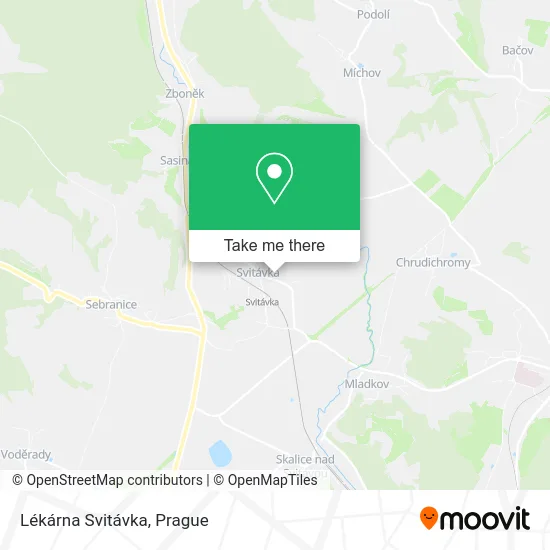 Карта Lékárna Svitávka
