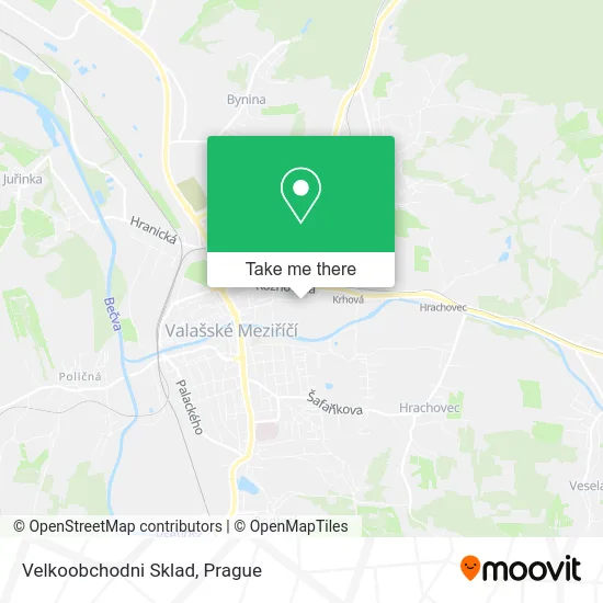 Карта Velkoobchodni Sklad