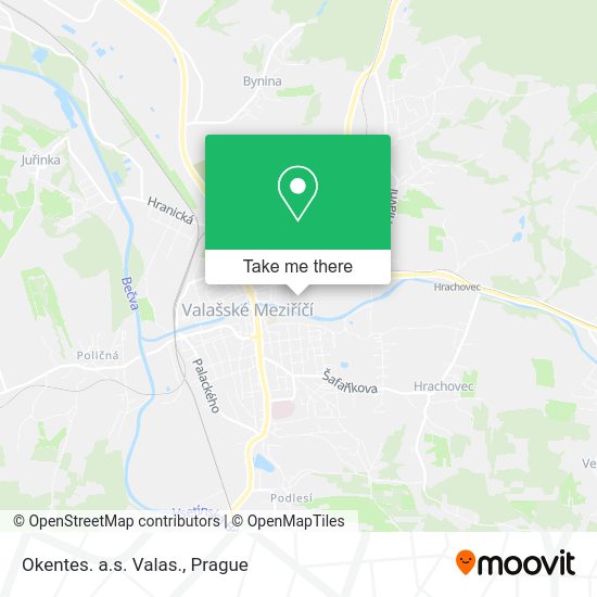 Карта Okentes. a.s. Valas.