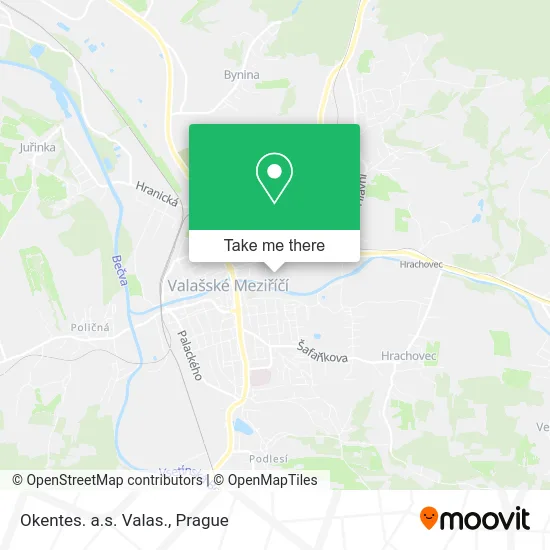 Карта Okentes. a.s. Valas.