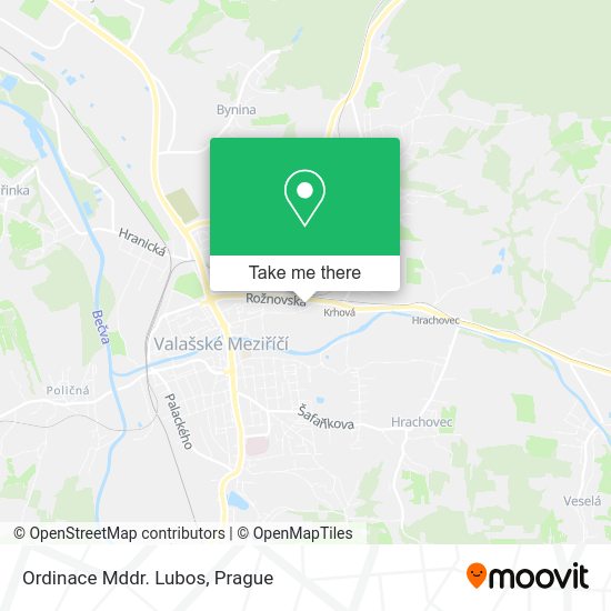 Карта Ordinace Mddr. Lubos