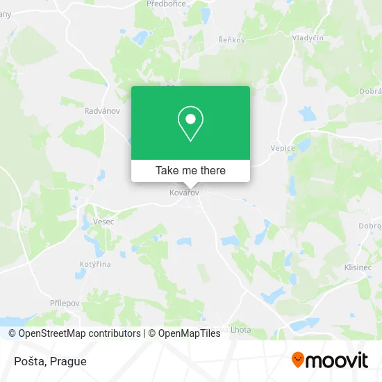 Pošta map