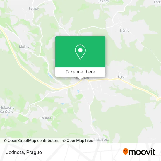 Карта Jednota