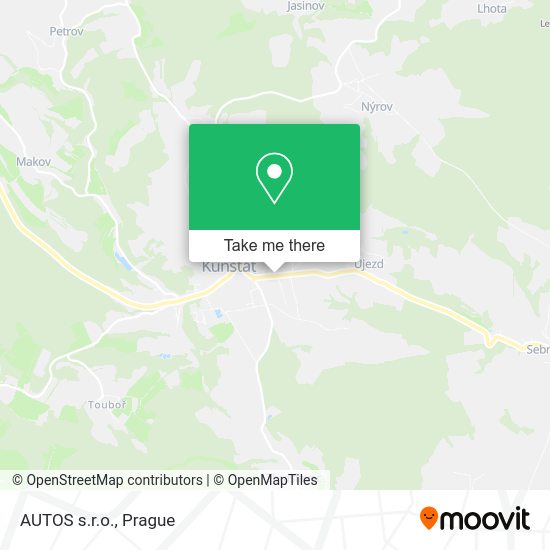 AUTOS s.r.o. map