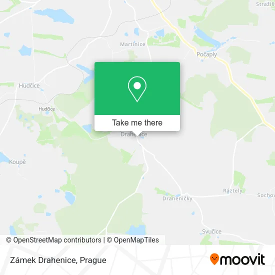Карта Zámek Drahenice