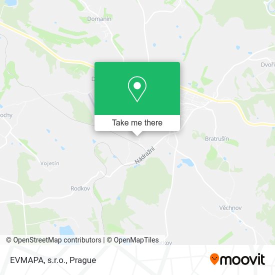 Карта EVMAPA, s.r.o.
