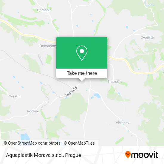 Карта Aquaplastik Morava s.r.o.