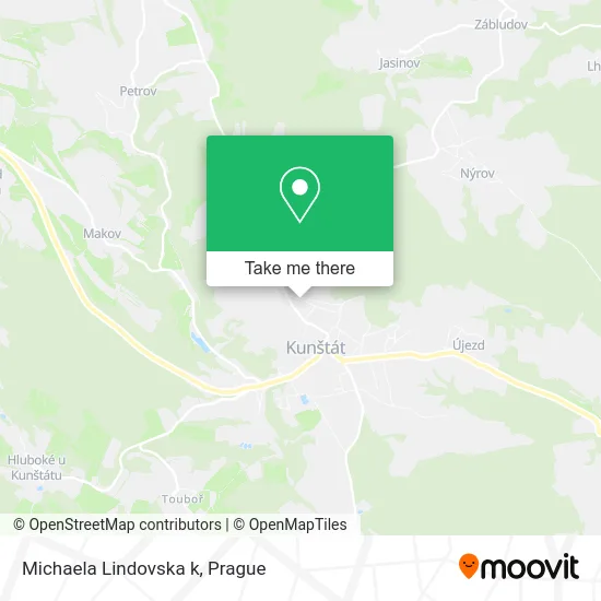 Карта Michaela Lindovska k