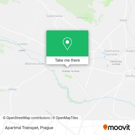Карта Apartmá Transpet