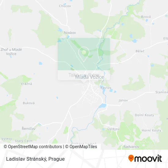 Ladislav Stránský map
