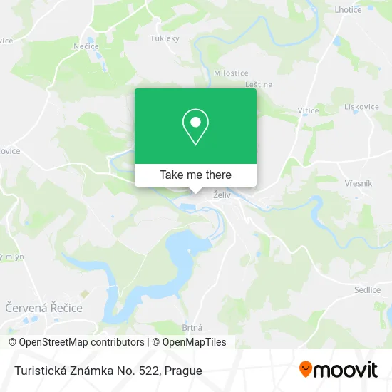 Карта Turistická Známka No. 522