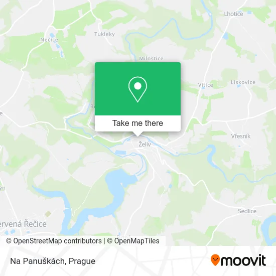 Карта Na Panuškách