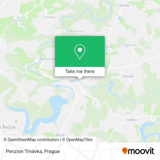 Карта Penzion Trnávka