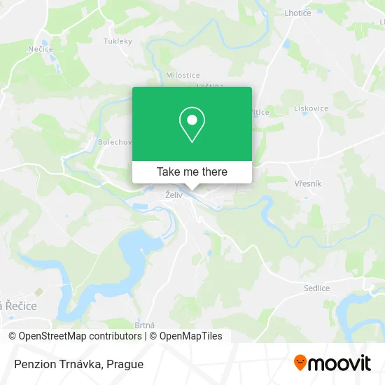 Карта Penzion Trnávka